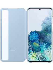 Samsung Clear View Cover med intelligent skärm för Samsung Galaxy S20 Plus - Blå (EF-ZG985CLEGEU)