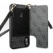 Guess 4G Crossbody Cardslot GUHCI61CB4GG iPhone XR - Grå