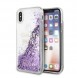 Guess hårt fodral Glitter Hearts GUHCPXGLUQPU iPhone X / XS - Purple