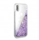 Guess hårt fodral Glitter Hearts GUHCPXGLUQPU iPhone X / XS - Purple