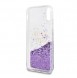 Guess hårt fodral Glitter Hearts GUHCPXGLUQPU iPhone X / XS - Purple