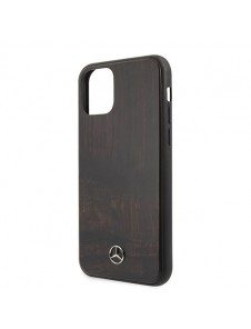 Mercedes hårt fodral MEHCN61VWOBR iPhone 11 - Wood Line Rosewood