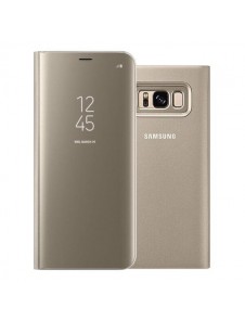 Samsung EF-ZG955CFE Clear View Cover Vikbart Fodral Till Samsung Galaxy S8 Plus - Guld