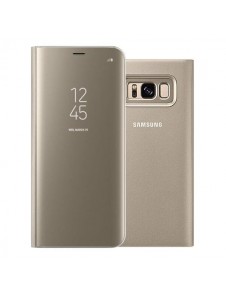 Samsung EF-ZG955CFE Clear View Cover Vikbart Fodral Till Samsung Galaxy S8 Plus - Guld