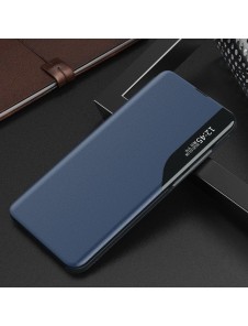 JollyFX Eco Leather View Case elegant bookcase typ fallet med stativ för Samsung Galaxy Note 20 Ultra - Blå