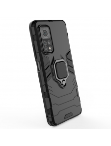 JollyFX Ring Armor Case Kickstand Tough Rugged cover till Xiaomi Mi 10T Pro / Mi 10T - Svart