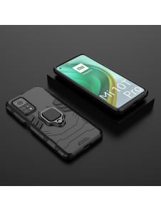 JollyFX Ring Armor Case Kickstand Tough Rugged cover till Xiaomi Mi 10T Pro / Mi 10T - Svart