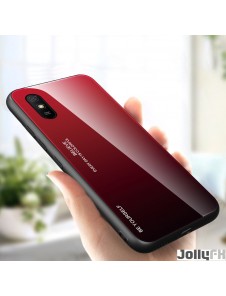 Svartrött och mycket snyggt fodral Xiaomi Redmi 9A.