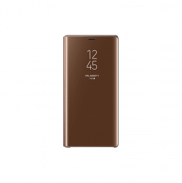 Samsung EF-ZN960CAE Clear View Cover Vikbart Fodral Till Samsung Galaxy Note 9 - Brun