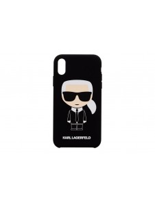 Karl Lagerfeld Iconic Karls huvud KLHCI61SLFKBK iPhone XR - Svart