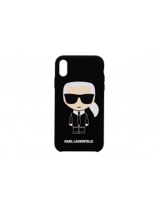Karl Lagerfeld Iconic Karls huvud KLHCI61SLFKBK iPhone XR - Svart