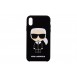 Karl Lagerfeld Iconic Karls huvud KLHCI61SLFKBK iPhone XR - Svart