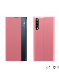 JollyFX Nytt sovfodral Bookcase Type Case med kickstand-funktion för Samsung Galaxy A10 - Rosa
