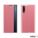 JollyFX Nytt sovfodral Bookcase Type Case med kickstand-funktion för Samsung Galaxy A10 - Rosa