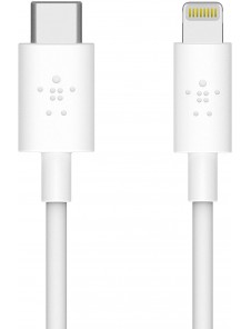 Belkin F8J239BT04 BOOST CHARGE Lightning cable till USB-C - Vit