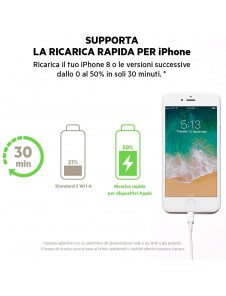 Belkin F8J239BT04 BOOST CHARGE Lightning cable till USB-C - Vit