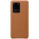 Samsung EF-VG988LAEGEU läderfodral äkta läder väska till Samsung Galaxy S20 Ultra - Brun