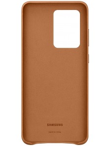 Samsung EF-VG988LAEGEU läderfodral äkta läder väska till Samsung Galaxy S20 Ultra - Brun