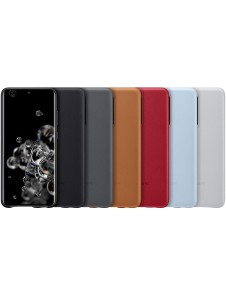 Samsung EF-VG988LAEGEU läderfodral äkta läder väska till Samsung Galaxy S20 Ultra - Brun