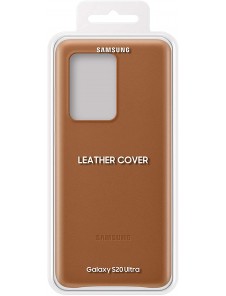 Samsung EF-VG988LAEGEU läderfodral äkta läder väska till Samsung Galaxy S20 Ultra - Brun