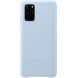 Samsung EF-VG985LLEGEU läderfodral äkta läder väska till Samsung Galaxy S20 Plus - Blå