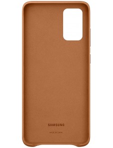 Samsung EF-VG985LAEGEU läderfodral äkta läder väska till Samsung Galaxy S20 Plus - Brun