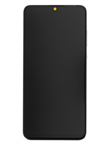 Huawei P30 Lite LCD-skärm + beröringsenhet + frontskal - Vit (för 48MP foto)