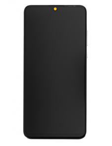 Huawei P30 Lite LCD-skärm + beröringsenhet + frontskal - Vit (för 48MP foto)