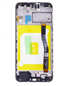 LCD-skärm + Touch Unit Samsung Galaxy M20 - Svart (Service Pack)