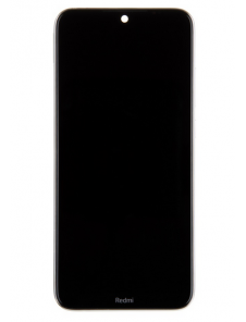 LCD-skärm + pekdon + frontlucka till Xiaomi Redmi Note 8T - Vit (Servicepaket)