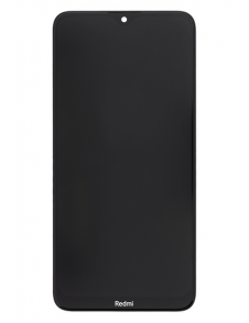 LCD-skärm + pekdon + frontlucka till Xiaomi Redmi 8 - Svart (servicepaket)