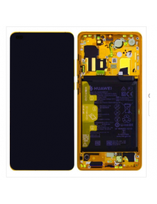 LCD-skärm + pekdon + framskal Huawei P40 - Rodnad guld (servicepaket)