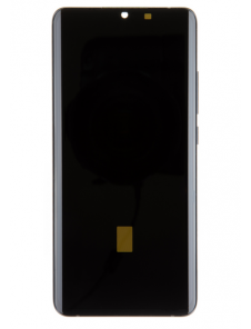 LCD-skärm + pekdon + frontlucka till Xiaomi Mi Note 10 Lite - Midnatt svart