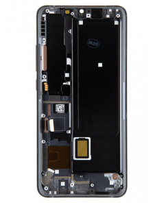 LCD-skärm + pekdon + frontlucka till Xiaomi Mi Note 10 Lite - Midnatt svart