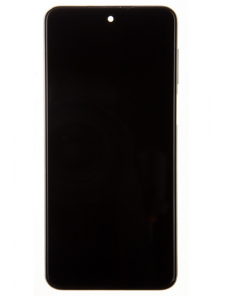 LCD-skärm + pekdon + frontlucka till Xiaomi Redmi Note 9S - Vit (Service Pack)
