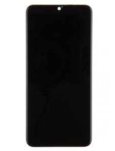LCD-display + Touch Unit + Framsida för Realme 5 Pro - Svart (Service Pack)