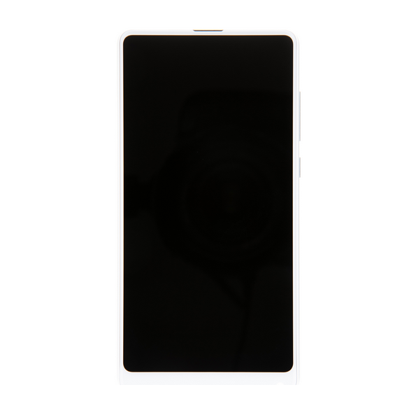 LCD-skärm + pekdon + frontlucka till Xiaomi Mi Mix 2S - Vit (servicepaket)