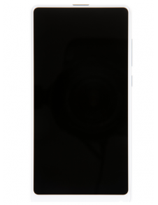 LCD-skärm + pekdon + frontlucka till Xiaomi Mi Mix 2S - Vit (servicepaket)