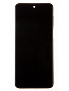 LCD-skärm + pekdon + frontlucka till Xiaomi Redmi Note 9 Pro - Vit (Service Pack)