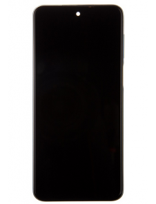 LCD-skärm + pekdon + frontlucka till Xiaomi Redmi Note 9 Pro - Svart (servicepaket)