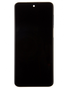 LCD-skärm + pekdon + frontlucka till Xiaomi Redmi Note 9 Pro - Svart (servicepaket)