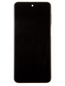 LCD-skärm + pekdon + frontlucka till Xiaomi Redmi Note 9S - Suddig (Service Pack)
