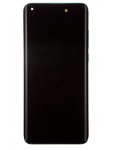 LCD-skärm + pekdon + frontlucka till Xiaomi Mi 10 - Grön (Servicepaket)