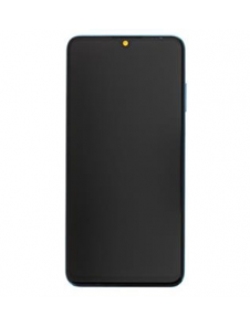 LCD-skärm + pekdon + frontskal till Huawei P30 Lite - Blå (för 48MP foto)