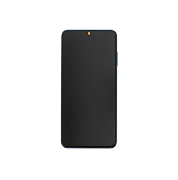 LCD-skärm + pekdon + frontskal till Huawei P30 Lite - Blå (för 48MP foto)