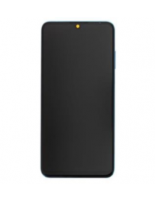LCD-skärm + pekdon + frontskal till Huawei P30 Lite - Blå (för 48MP foto)