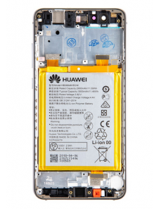 LCD-skärm + pekdon + frontlucka + batteri till Huawei P10 Lite - Svart