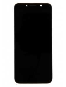 LCD-display + Touch Unit + Framsida Motorola E6 Play - Svart (Service Pack)