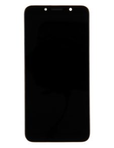 LCD-display + Touch Unit + Framsida Motorola E6 Play - Svart (Service Pack)
