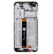 LCD-display + Touch Unit + Framsida Motorola E6 Play - Svart (Service Pack)